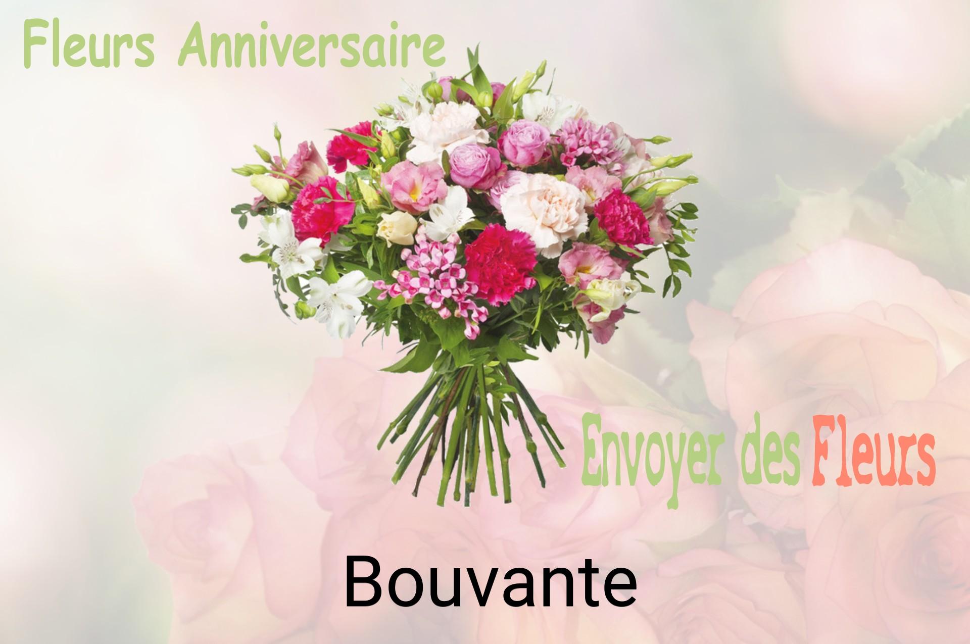 Bouquet de fleurs d’anniversaire livré à Bouvante